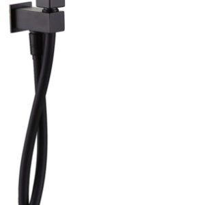 The White Square Space Shower Handset Wall Bracket