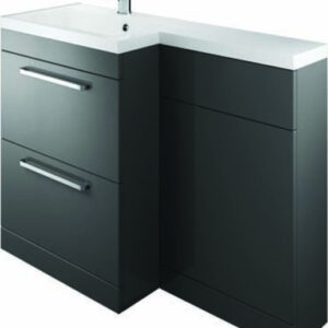 Scene L Shape Basin Unit with 2 Drawers