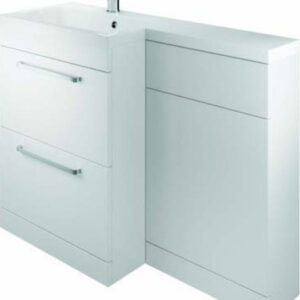 Scene L Shape Basin Unit with 2 Drawers