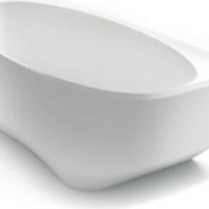 Evolve - 1600mm Stone Back to Wall Bath