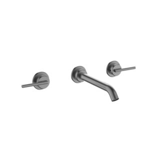 3ONE6 Lever Basin 3 Hole Set Wall Mounted