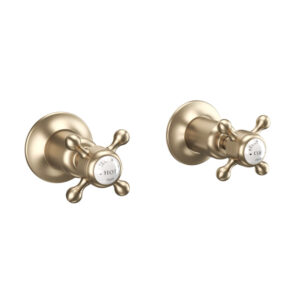 Belgravia Crosshead Wall Stop Taps